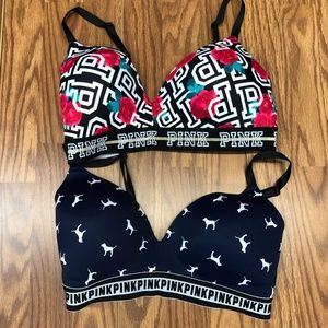 Two Pink Victoria Secret bra 34DD